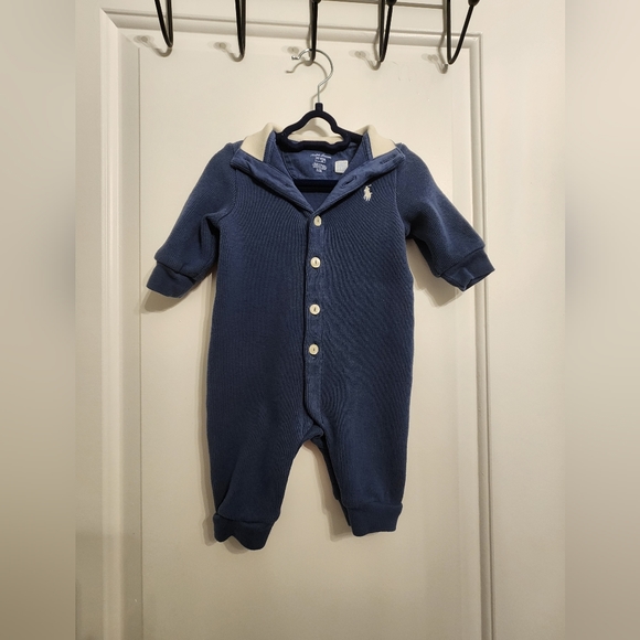 Ralph Lauren French-Rib Cotton Coverall - Picture 2 of 4